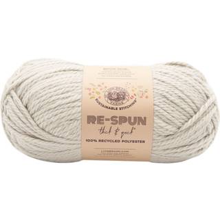 Lion Brand Yarn 843-150 am Re-spun tyk og hurtig garn pimpsten sten