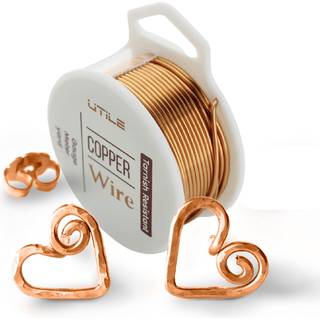 Utile 18 20 22 24 Gauge Soft 99% kobbertr?d? 90 ft /30 -yards smykker perler og h?ndv?rkstr?d smykker, der fremstiller hobby h?ndv?rksdekoratione