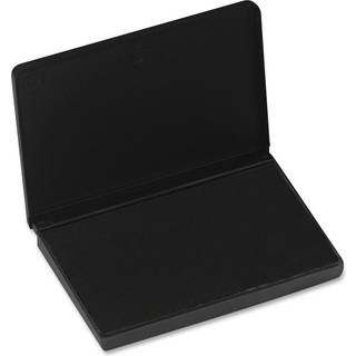 Charles Leonard Felt Stamp Pad Lille 2,75 x 4,25 tommer sort (92420)