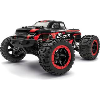 BlackZon Slyder Monster 1:16 2.4GHz RTR 4WD LED Vandtæt Rød [Levering: 1-2 dage]
