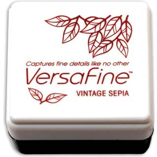 Tsukineko Lille-st?rrelse Versafine Instant Dry Pigment Ink Vintage Sepia