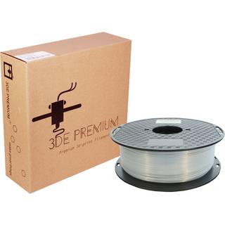 3DE Premium - PLA Transparent - Light Grey - 1.75mm - 1kg