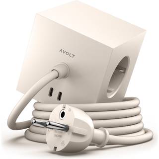 Avolt Square 1 stikdåse USB-C 30W 1,8 m Nomad sand