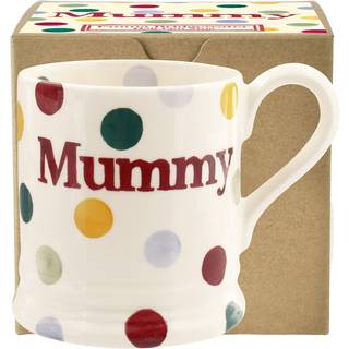 Emma Bridgewater Emma Bridgewater Cream Polka Dot Mummy 1/2 Pint Mug