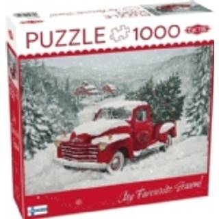 Tactic Juletræ Lastbil 1000 brikker puslespil