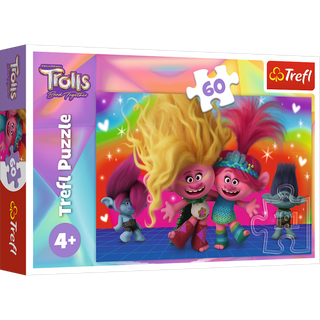Trefl Trolls Puslespil 60 Brikker