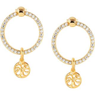 Nomination Gold Chic Crystal Tree of Life Earrings