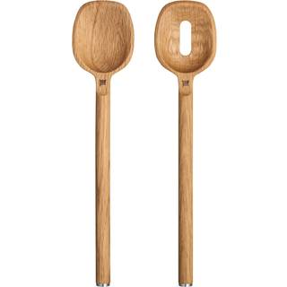 Fiskars Norden ske 2-pak Eg/Rustfrit stål