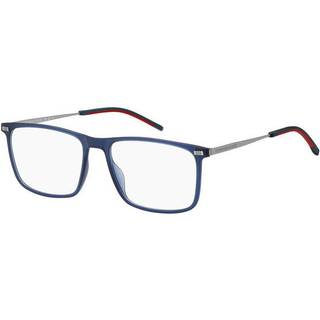 Tommy Hilfiger Mand TH 2018 FLL Optiske stel Polyamid Blå / uigennemsigtig Firkantet