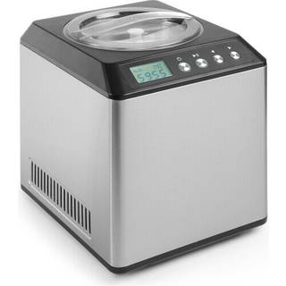 Is-maskine, 230V/180W, 272x315x(H)362mm, ideel til is, sorbet og frossen yoghurt. 2L rustfrit stål beholder.