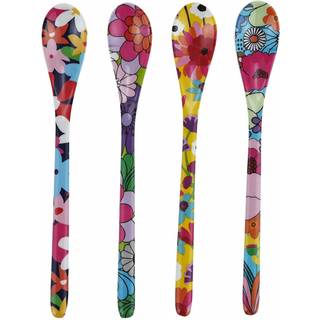 Fransk tyr Melamin Assorteret spiseskefuld ske S?t p? 4 til kaffe m?lkepulverfr? Spices Ice Cream Yoghurt Stirring Mixing Sugar 7 """" """" Dessert (