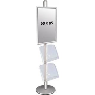 Multi Stander 3 - Enkeltsidet Med 2 Akrylhyler 25mm 1x60x85cm