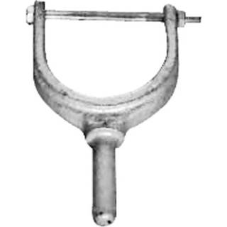 Åretold / åreklyds, galvaniseret stål, 57 mm (2 1/4"), med bolt, 1 styk
