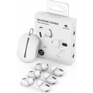 AHASTYLE AirPods 3 Silikone Ørepropper S+M+L - Hvid