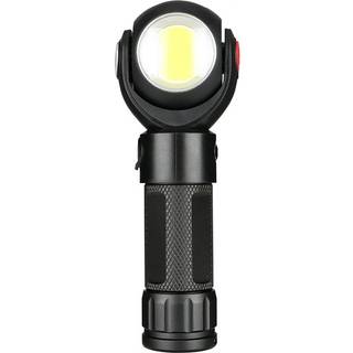Genopladelig T6 + COB LED 360° roterende lommelygte med magnet