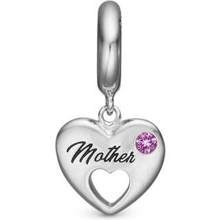 Christina Collect - Mother charm i sølv til læderarmbånd