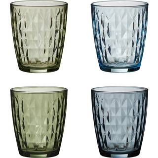 Aida Mosaic Glas 34 cl 4 Stk Blå/Grøn