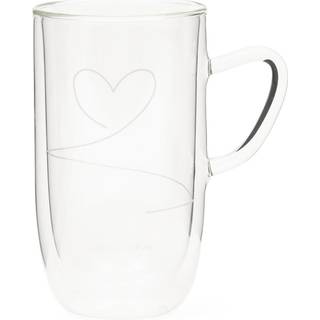 Rivièra Maison - 'With love' double wall glass, size L
