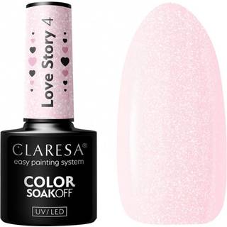 Claresa SoakOff UV/LED Color Love Story Gel neglelak Skygge 4 5 g - 5 g