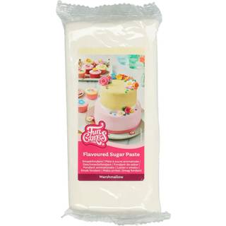 Fondant Hvid Marshmallow White 1kg - FunCakes
