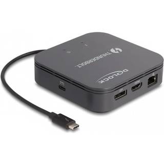 Delock Thunderbolt 3 Mini Docking Station - 60W PD - Sort