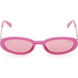 Guess Unisex GU8277 72S Solbriller Injiceret Rosa Rød Rund Normal