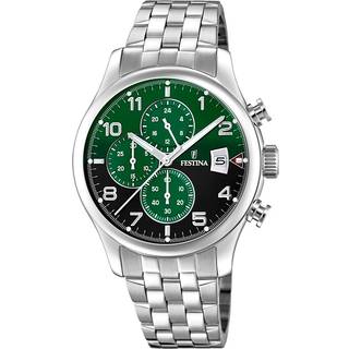 Festina Chrono F20374/7 - Herre - 43 mm - Analog - Quartz - Mineralglas