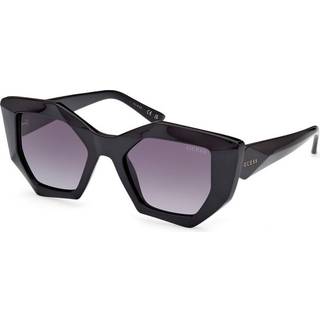Guess Kvinde GU7897 01B Solbriller Injiceret Sort Grå Geometrisk Normal Skygge