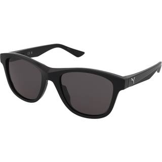 Puma Unisex PU0401S 001 Solbriller Injiceret Sort Røg Rund