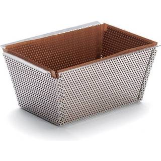 de Buyer Air-System Kuchenform 15x8,6 cm mit Backtrennfolie - Edelstahl gelocht - Silber