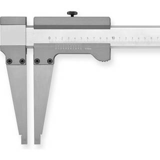 Aluminium værkstedsskydelære 2000x0,05 mm (400 mm kæbe)
