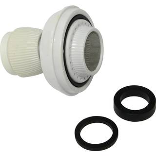 Plumb PAK PP800-5 PLUMPAK DUAL TREAKET FANGE AERATOR 5/16-27 Mand X 55/64-27 KVINDE SWIVEL SPRAY STREAM HVID