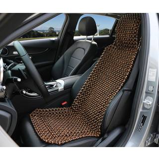 Excel Life Natural Wood Beaded Seat Cover Massaging Cooling Pushion til bilbil. Holder ryggen fra at blive sved under k?rsel. G?r det at k?re mer