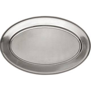 Serveringsfad oval 46x29 cm i rustfrit stål