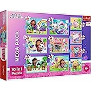 Trefl Puzzle 10-i-1 Gabby´s Dollhouse puslespil