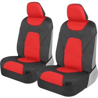 Motortrend Aquashield Car Seat Covers til fors?der R?d - To -tone vandt?t s?deovertr?k til biler Neopren fors?det omslag Indvendige covers til au