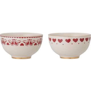 Bloomingville Jolly skål 2-pak Red