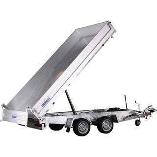 Variant trailer jf361t 3 vejs tip kassemål 361x185x35cm totalvægt 3500kg - På lager i butik