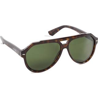 Dolce & Gabbana Mand DG4452 502/71 Solbriller Acetat Skildpadde Grøn Pilot Normal