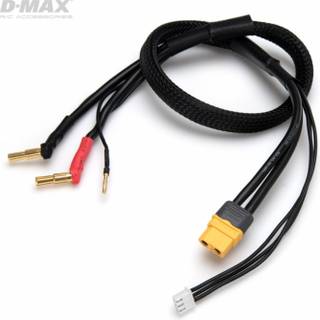 DynoMAX B9670 - Charge Lead 4/5mm 2S CAR LiPo to XT60 12AWG 500mm