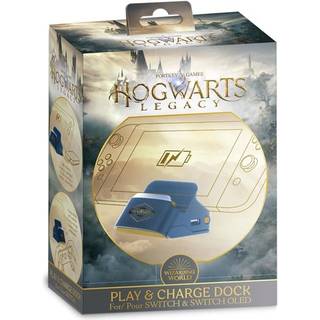 Trade Invaders Harry Potter-Switch-Dock and Stand 2 in 1-Recharge Support+TV Connection-Hogwarts Legacy - Wired - Nintendo Switch
