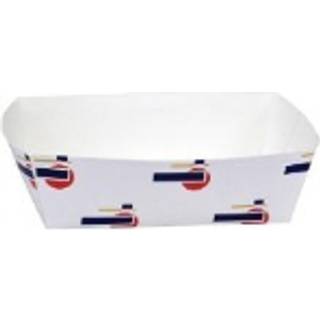 Pommes frites bakke str. 2, 5 x 100 stk 145x81x53mm