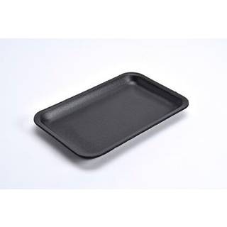 Skumbakke uden låg 900 stk 21,8 x 13,5 x 1,7 cm Sort