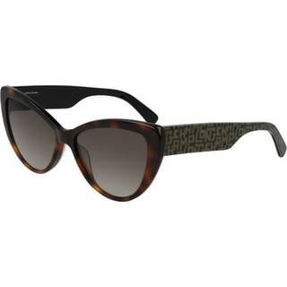 LONGCHAMP Kvinde LO663S 215 Solbriller Plast Havana Brun Cat Eye Normal Skygge