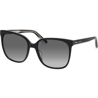 Calvin Klein Kvinde CK21707S 001 Solbriller Acetat Sort Grå Firkantet Skygge