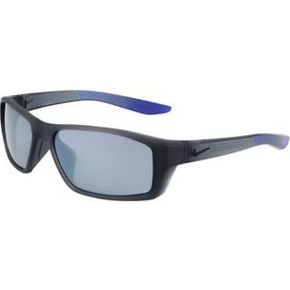 Nike Unisex NIKE BRAZEN SHADOW FJ1985 012 Solbriller Plast Grå uigennemsigtig Sølv Firkantet Normal