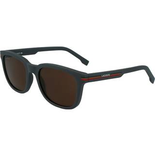 Lacoste Mand L958S 022 Solbriller Plast Grå Brun Firkantet Normal