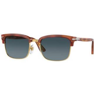 Persol Unisex PO3327S 96/S3 Solbriller Acetat Skildpadde Blå Firkantet Polariseret Skygge
