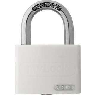 ABUS Abus Hængelås T65AL/40 Hvid ensluk. Grp. 6402