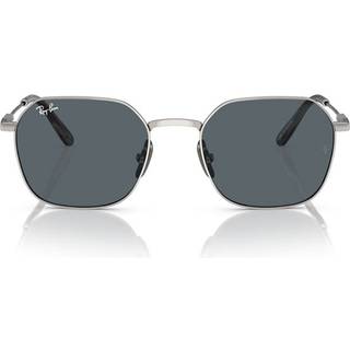 Ray - Ban Unisex RB8096 MICHAEL TITANIUM 9209R5 Solbriller Metal Sølv Blå Pillow Normal
